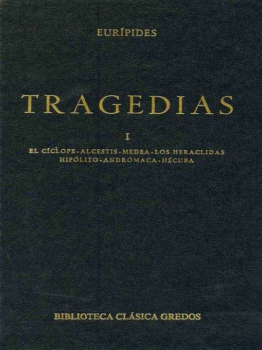 Title details for Tragedias I by Eurípides - Available